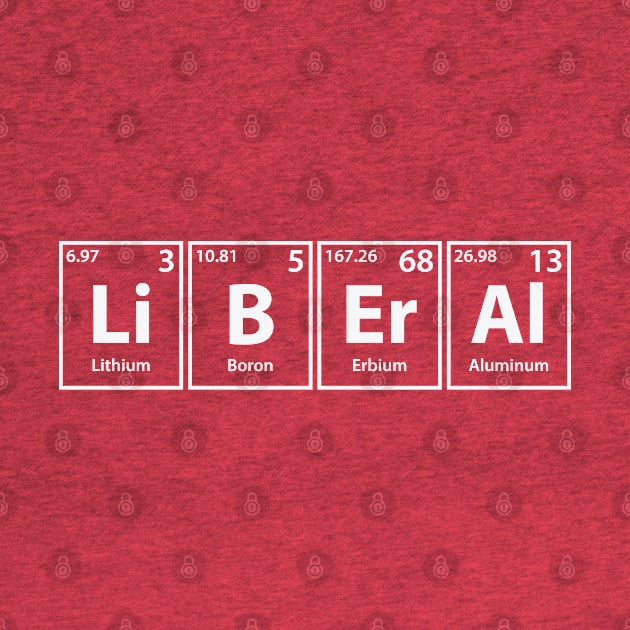 Liberal (Li-B-Er-Al) Periodic Elements Spelling by cerebrands